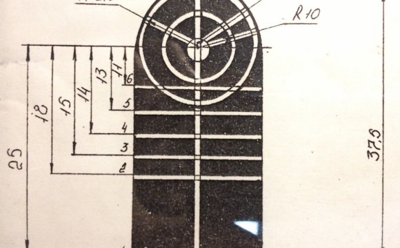 Рис. 2. проверочная мишень