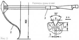 чертеж арбалета сверху