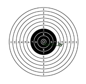 мишень круглая для пневматики
